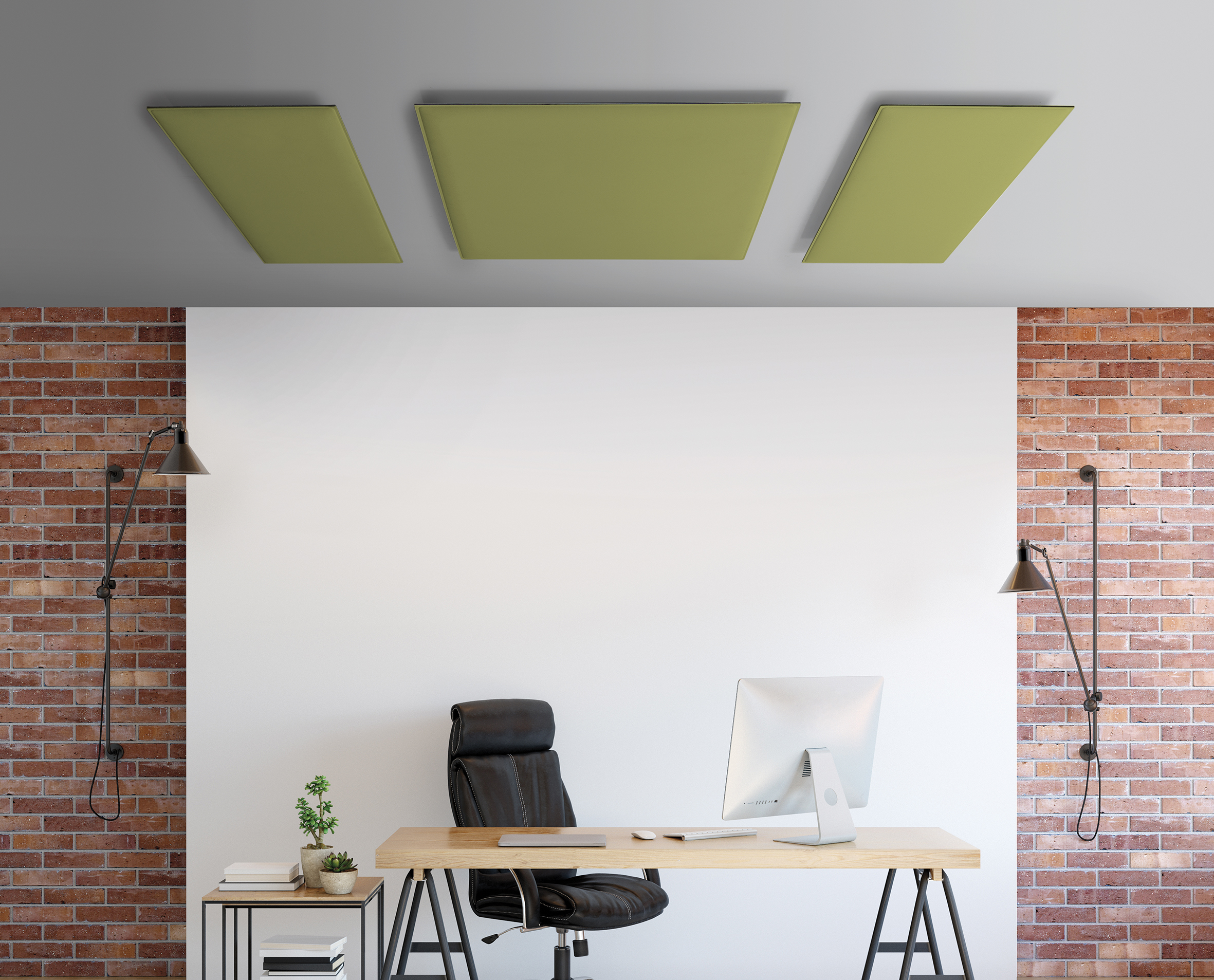 Flat - Wall/ceiling sound absorbing panels, Wall, Snowsound, Ceiling - Caimi